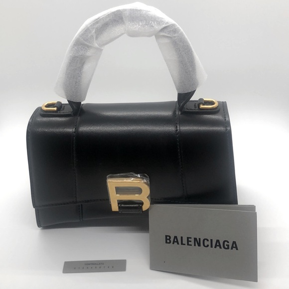 Balenciaga Black Mini Bag with Gold Accents - Picture 1 of 7